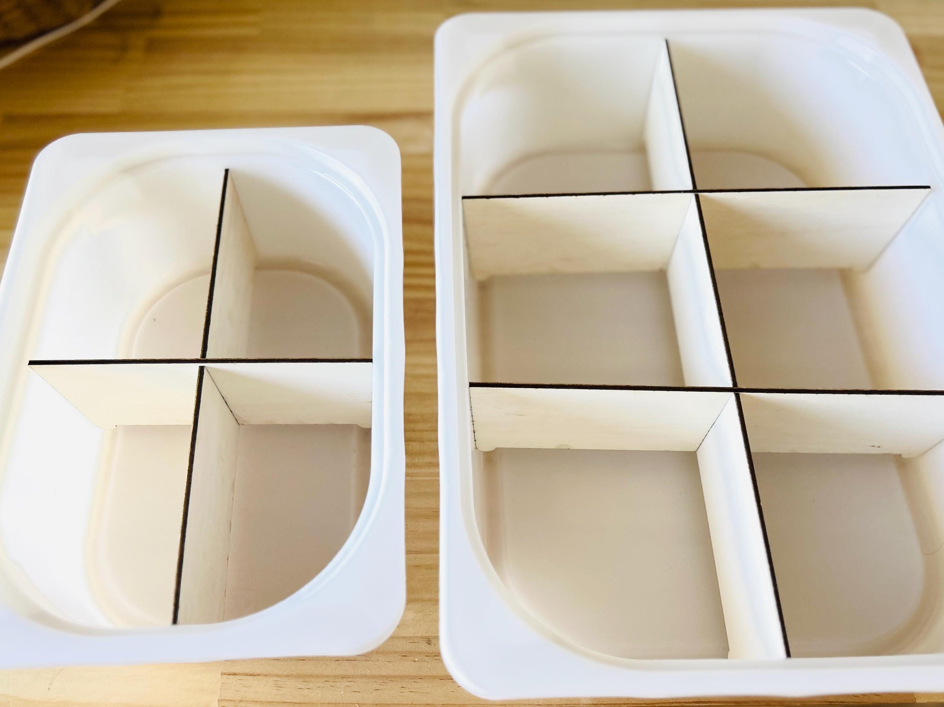 Wooden Trofast Inserts – Large & Small Bin Organizers for IKEA