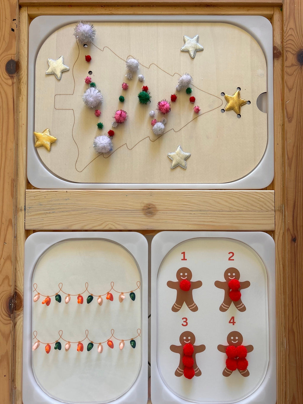 Sensory Table Christmas Tree Insert