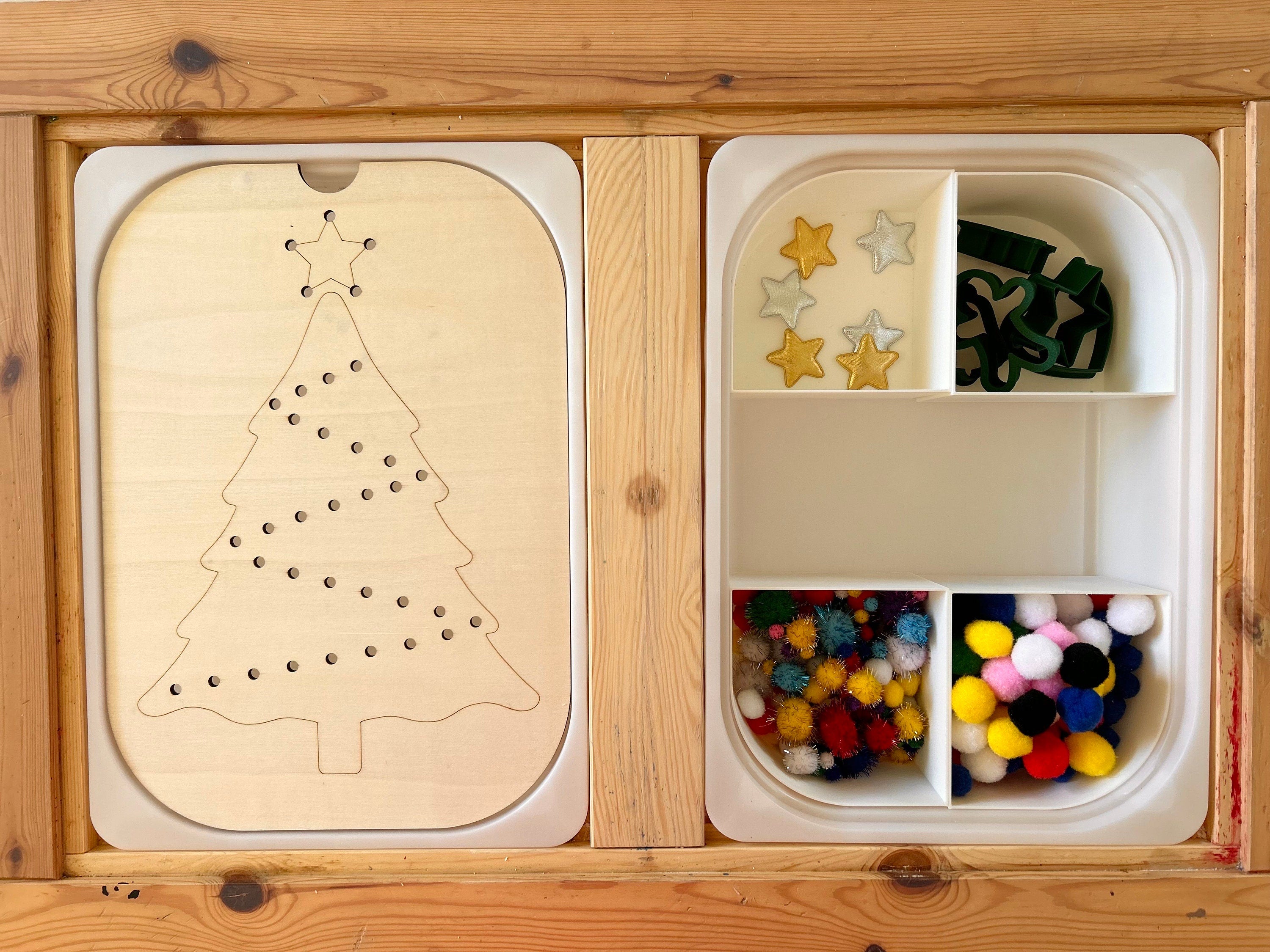 Sensory Table Christmas Tree Insert