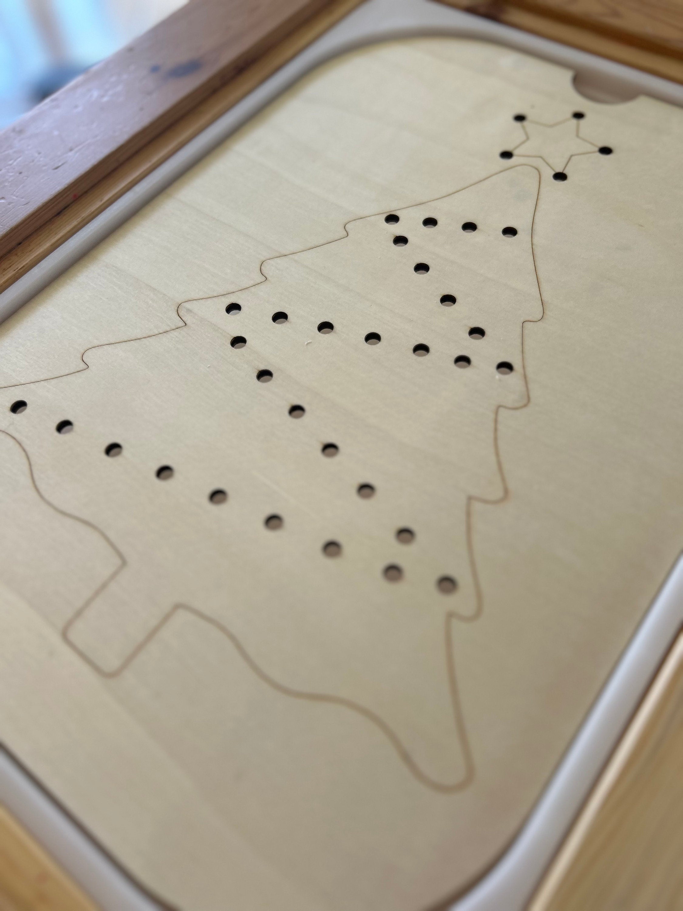 Sensory Table Christmas Tree Insert