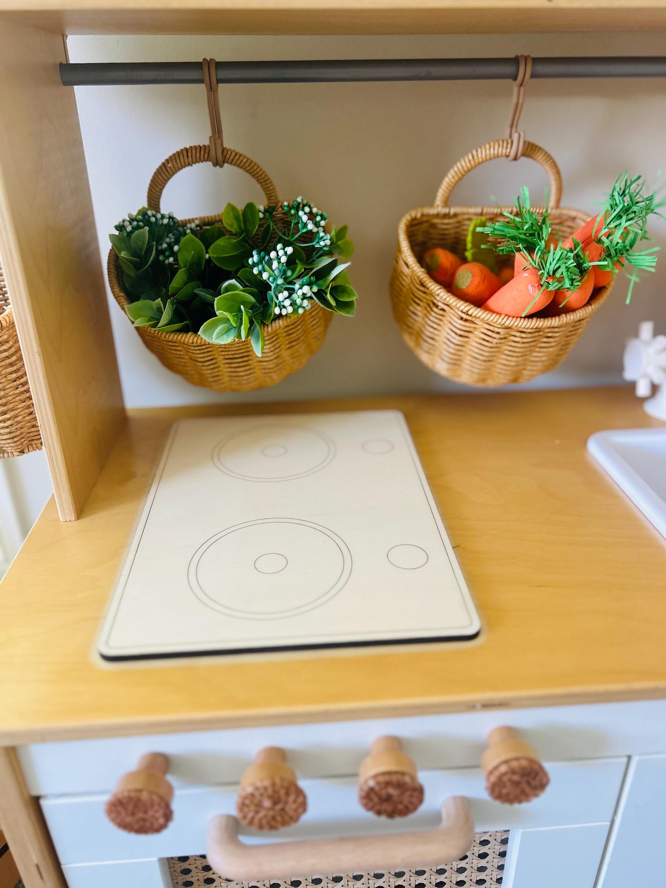 Handmade Wooden Play Kitchen Stove – Replacement for Ikea Duktig