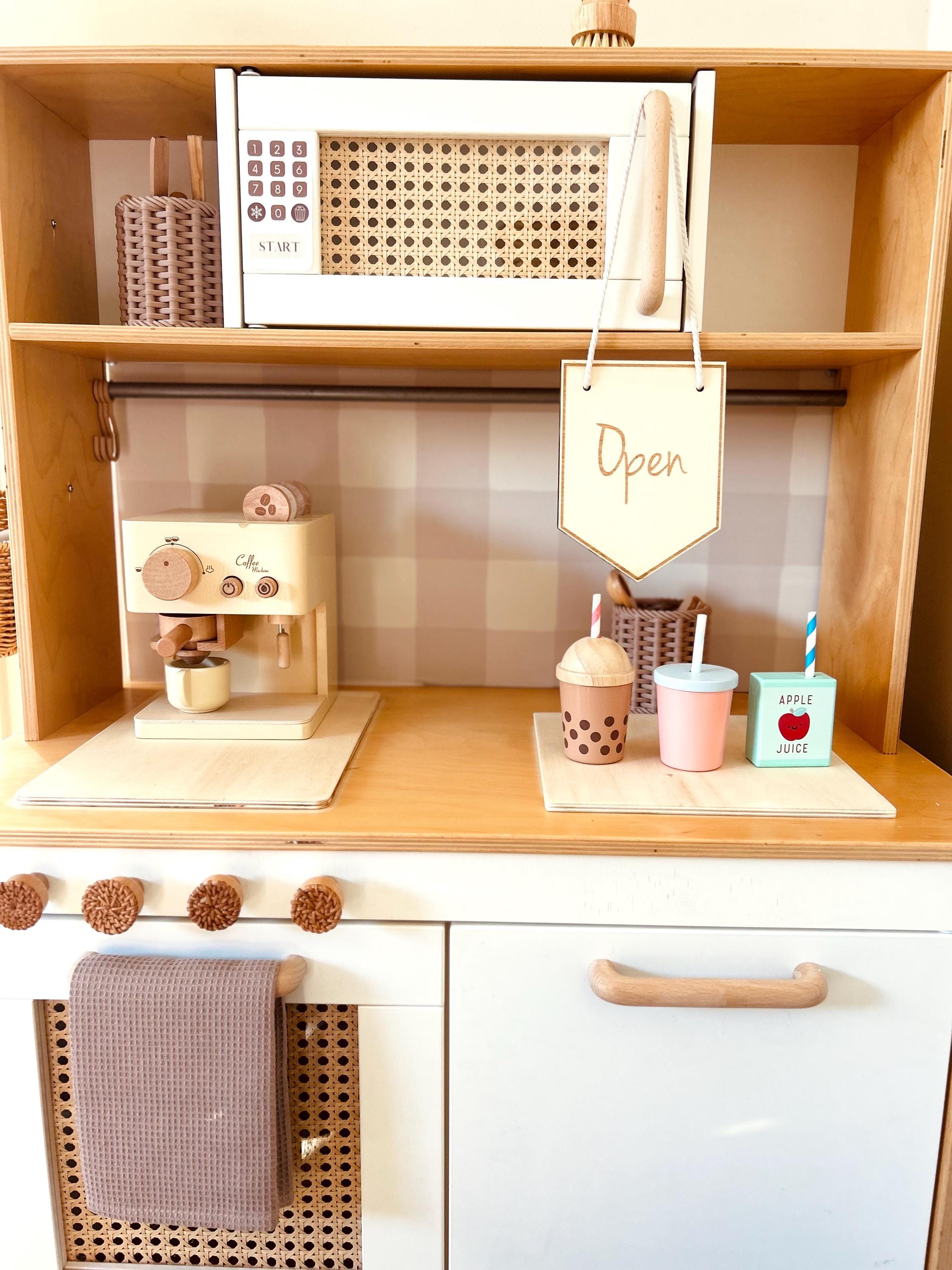 Handmade Wooden Play Kitchen Stove & Sink Covers – IKEA Duktig