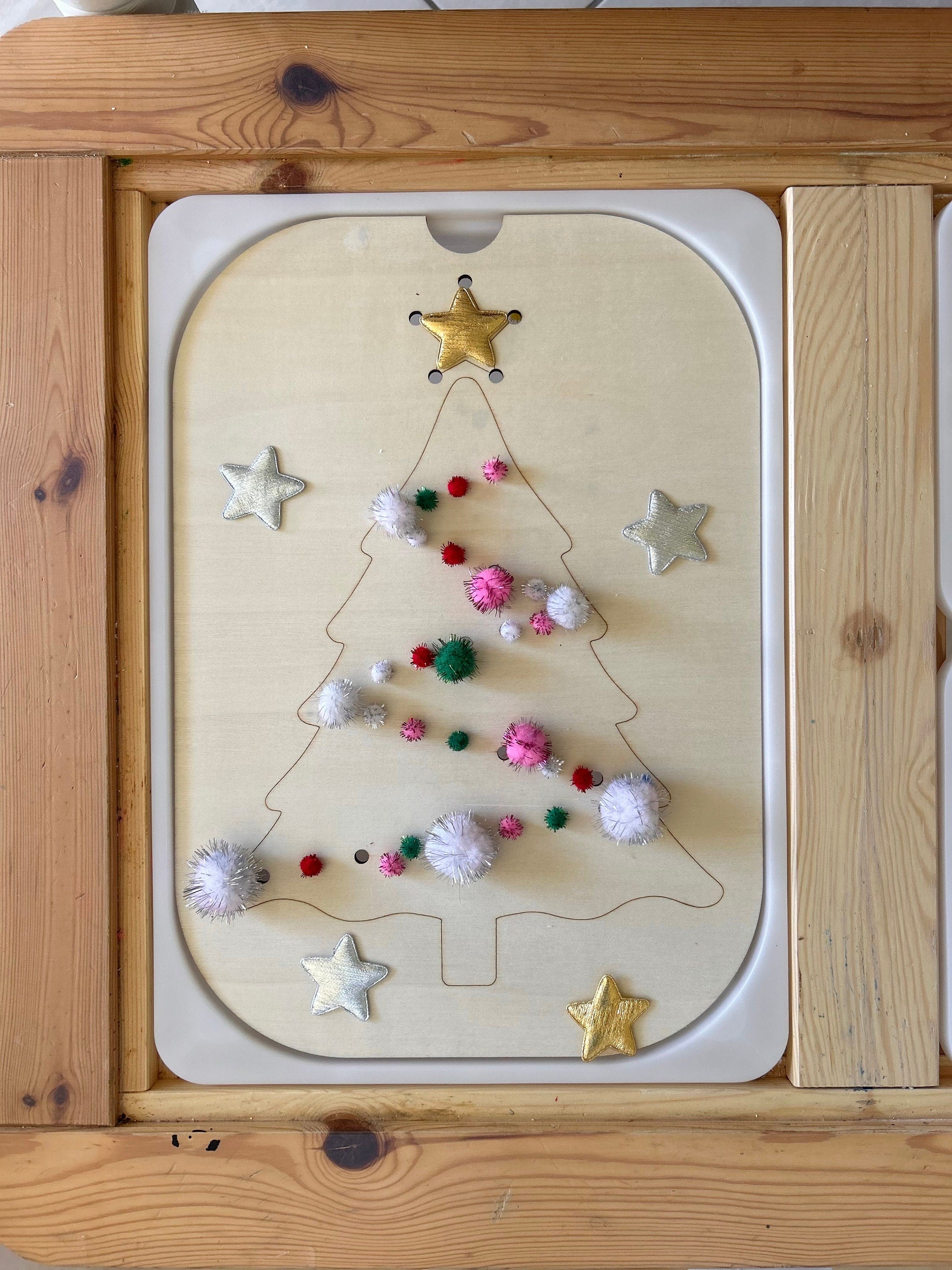 Sensory Table Christmas Tree Insert