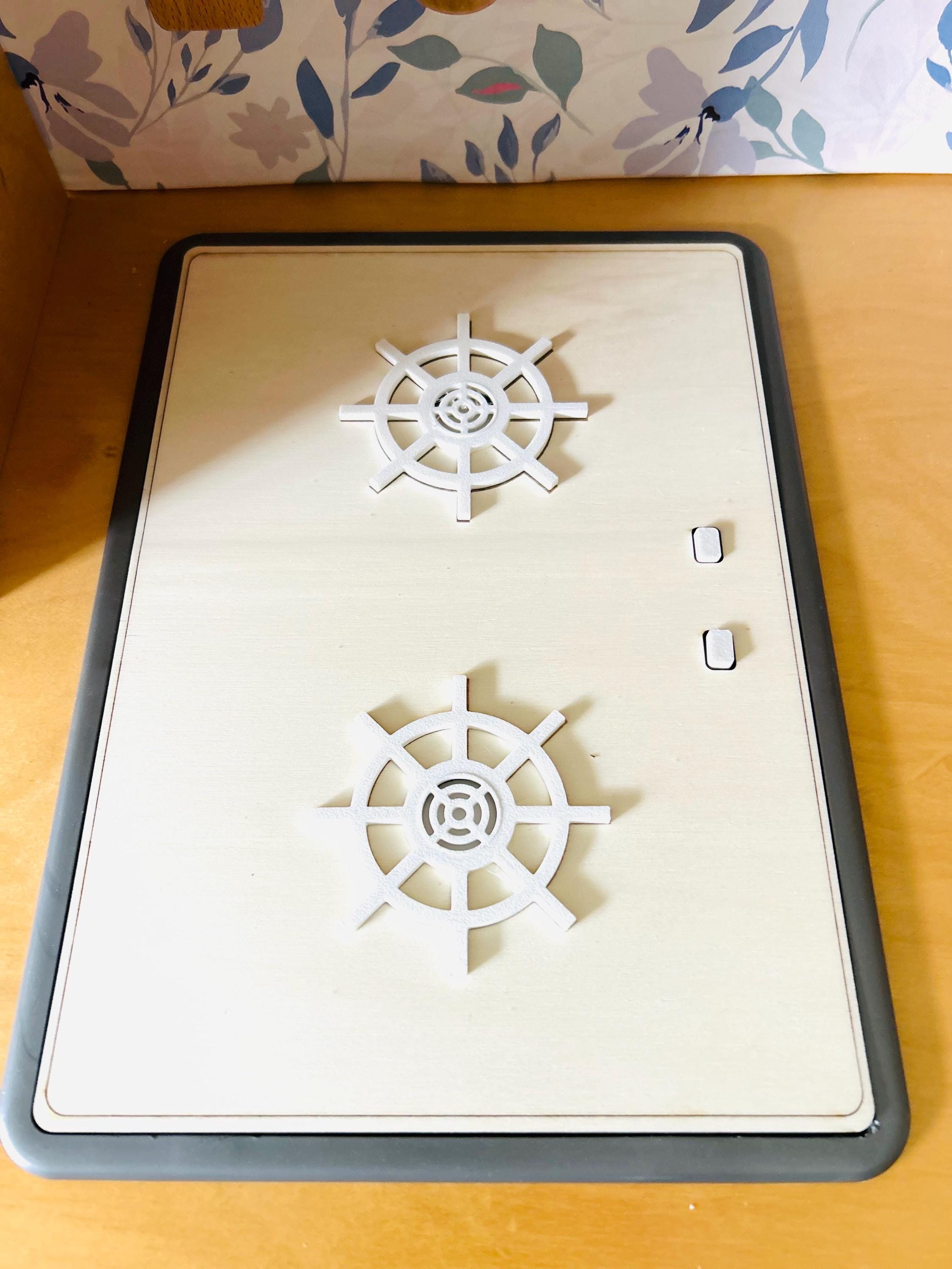 DIY Ikea Duktig Play Kitchen Stove Upgrade Kit – Wooden Surface & Buttons