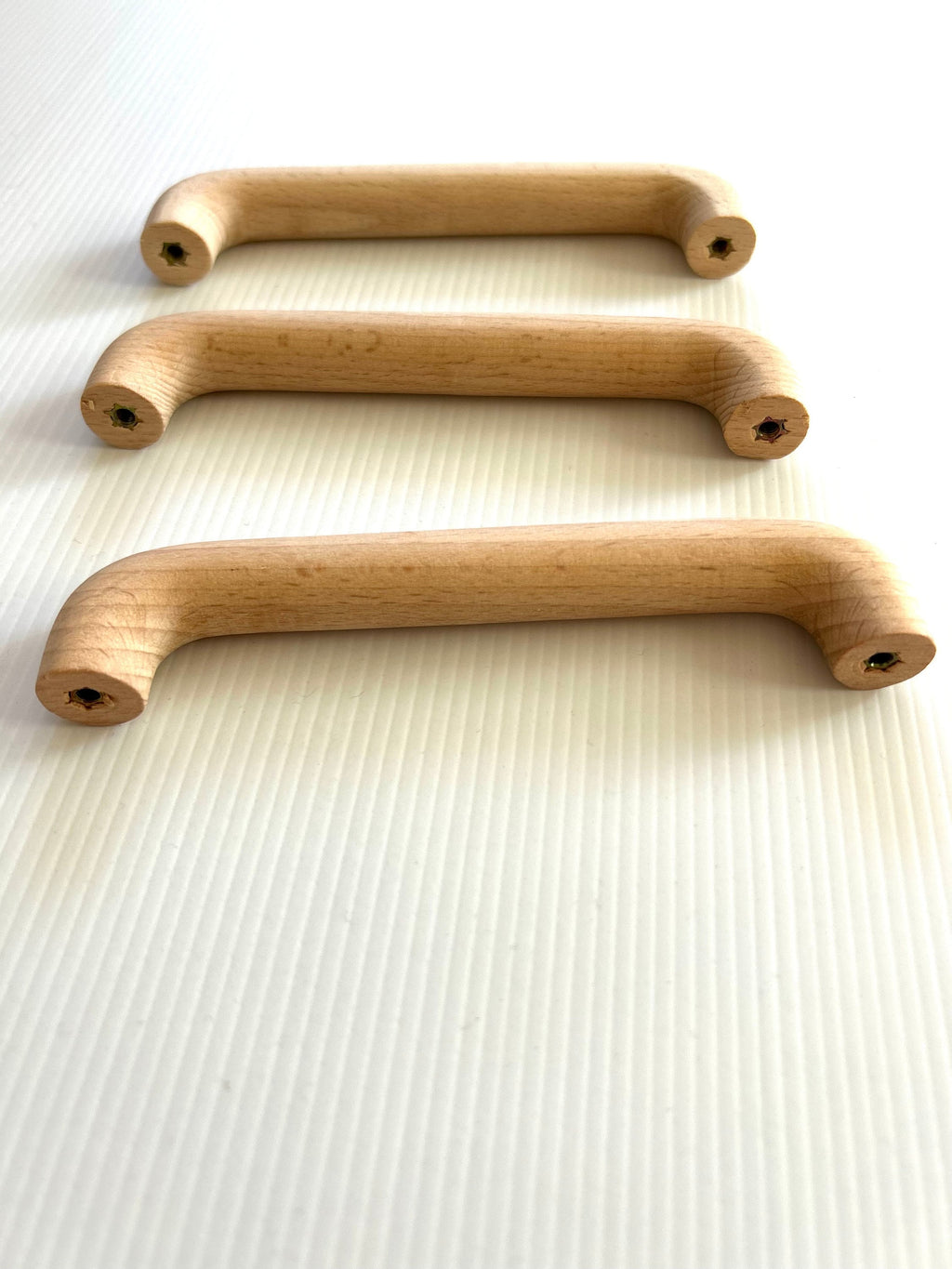 Unfinished Wooden Handle – 128mm Beech Wood for Cabinets & Play Kitchens