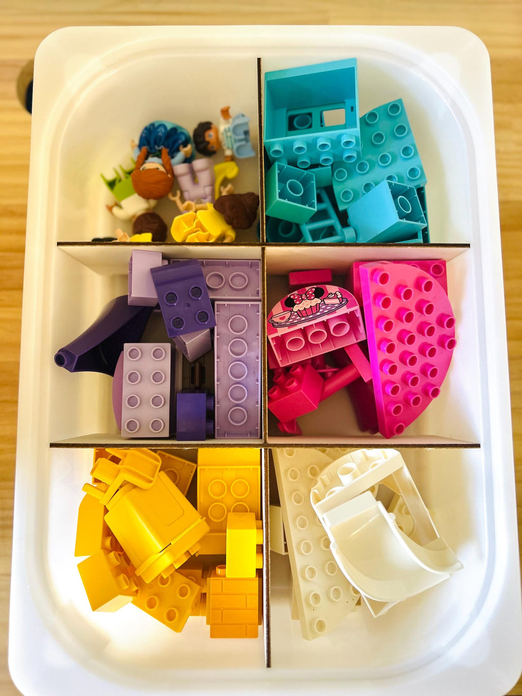Wooden Trofast Inserts – Large & Small Bin Organizers for IKEA