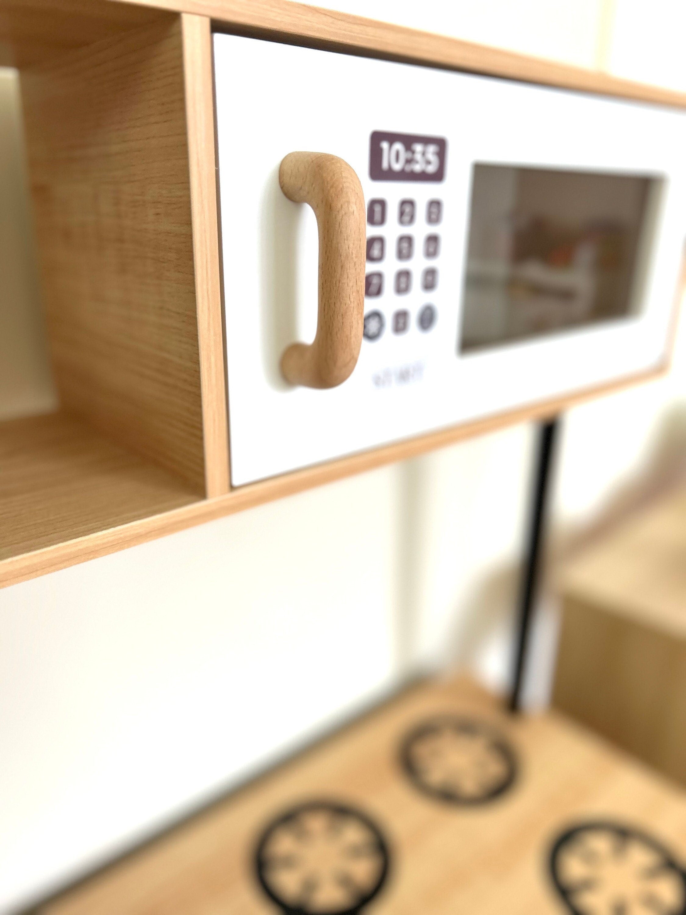 Play kitchen handle - 64mm Wooden Handle