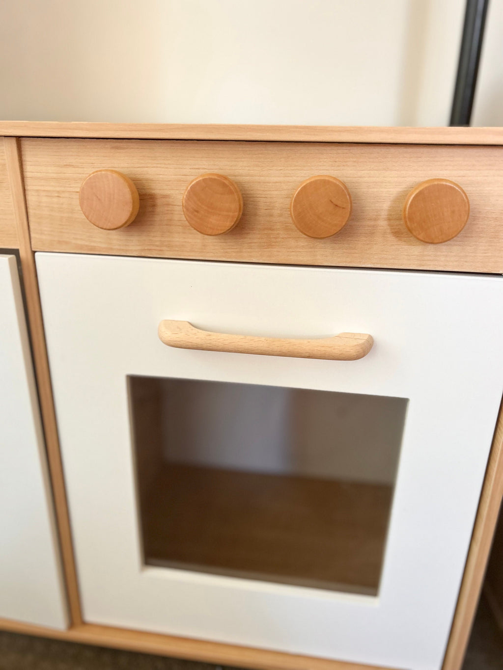 Play kitchen wooden knobs 38mm