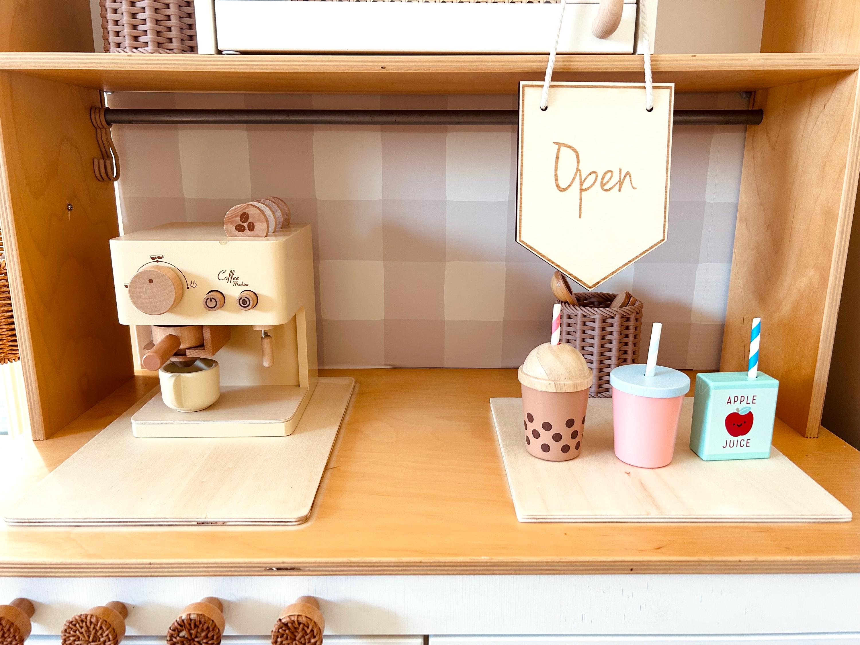 Handmade Wooden Play Kitchen Stove & Sink Covers – IKEA Duktig