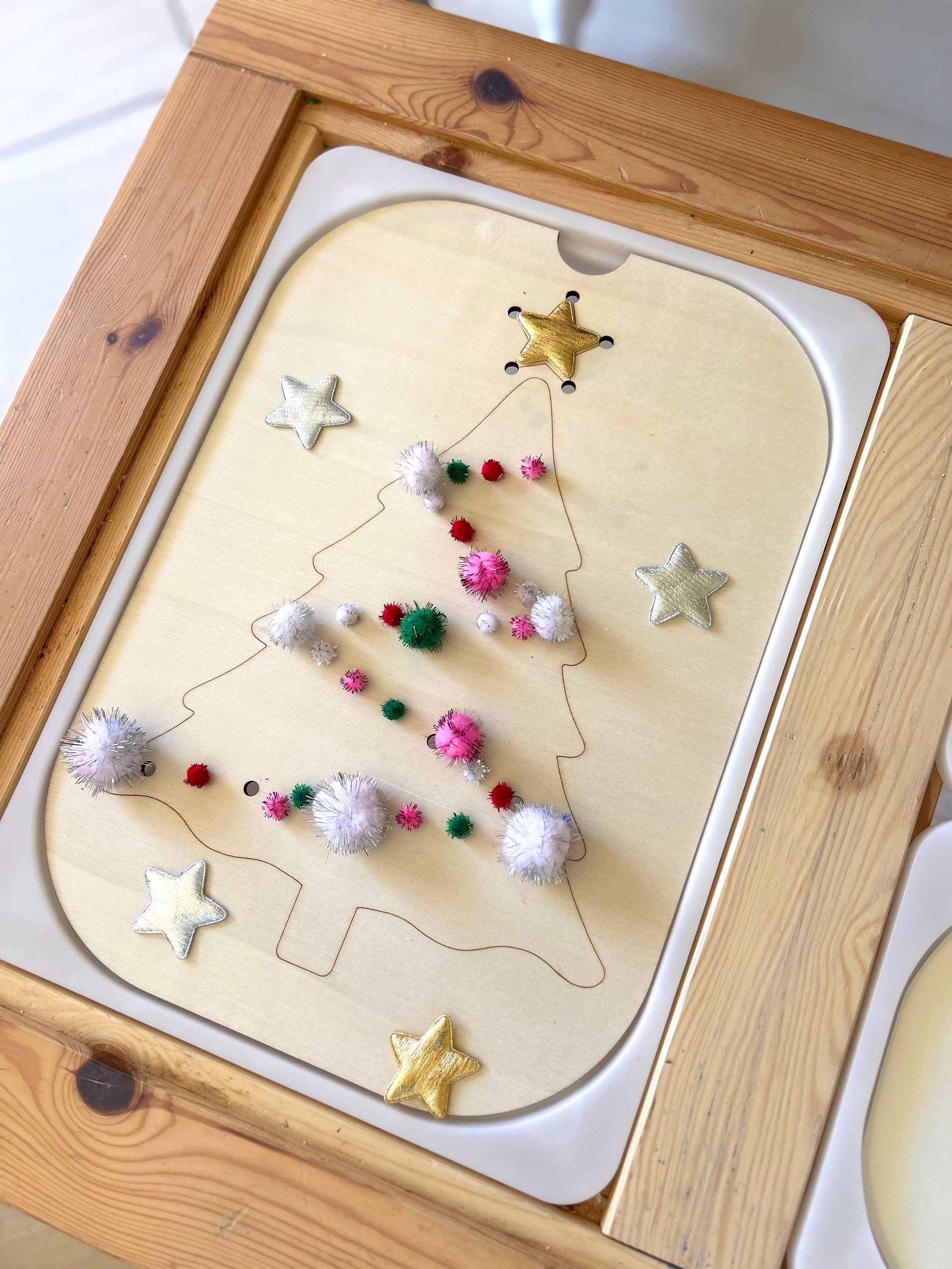 Sensory Table Christmas Tree Insert